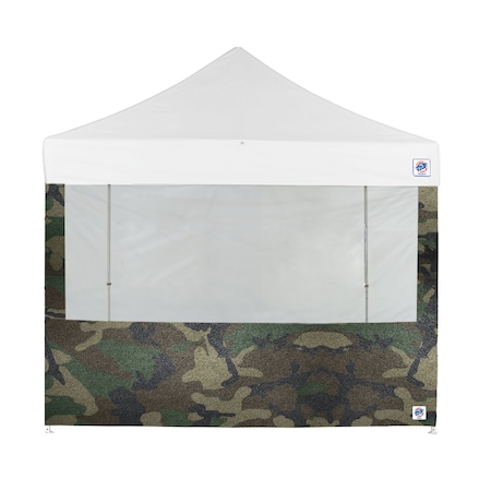 E-Z Up TAA Compliant Food Booth Sidewall, 8' W x 8' H, Woodland Camo SW3FB8FXTWC